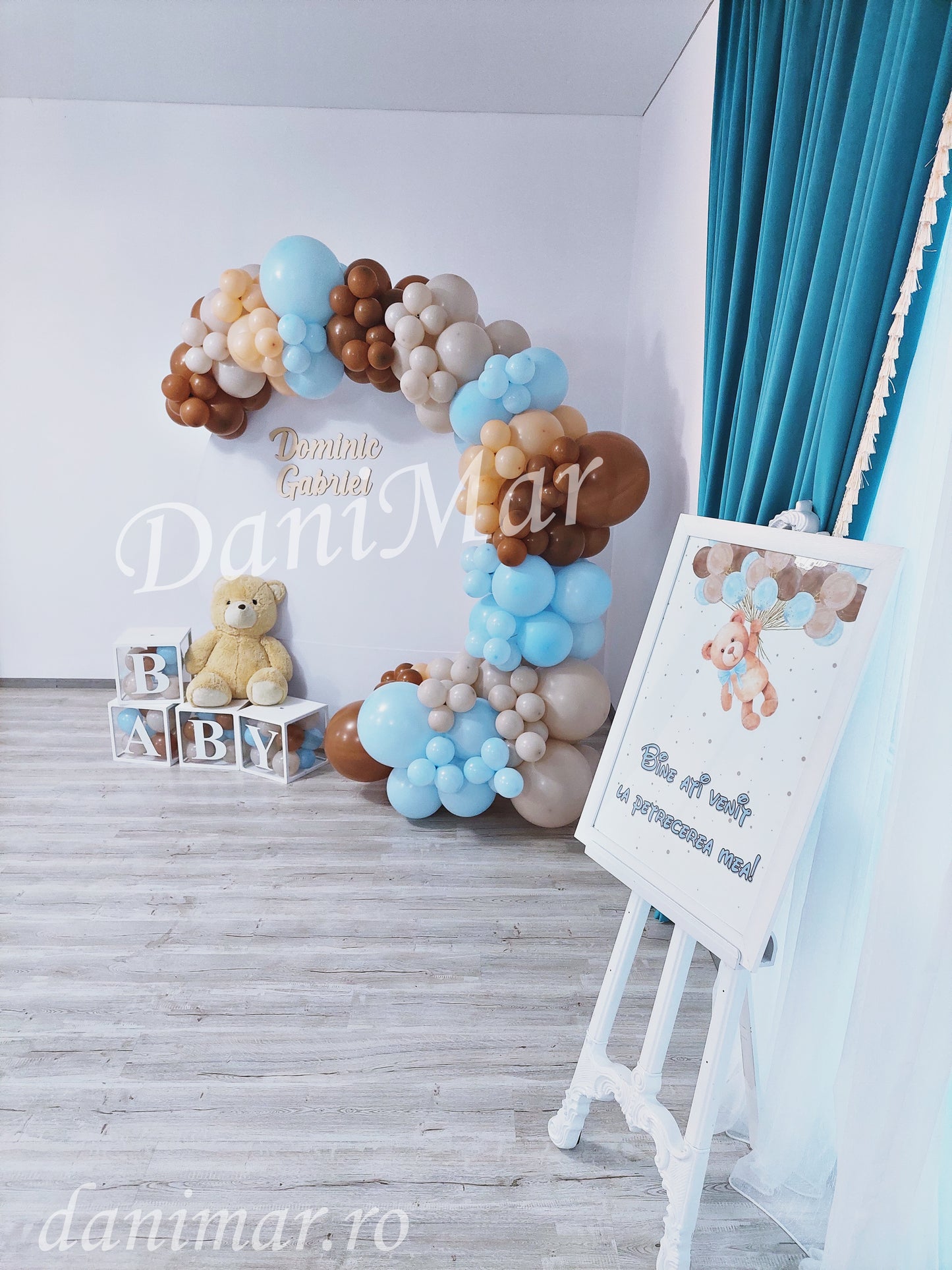 Decor botez baietel - ursuleti 02