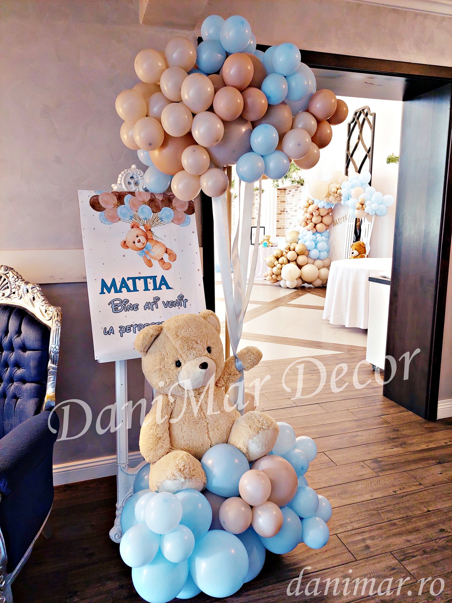 Decor botez baietel - ursuleti