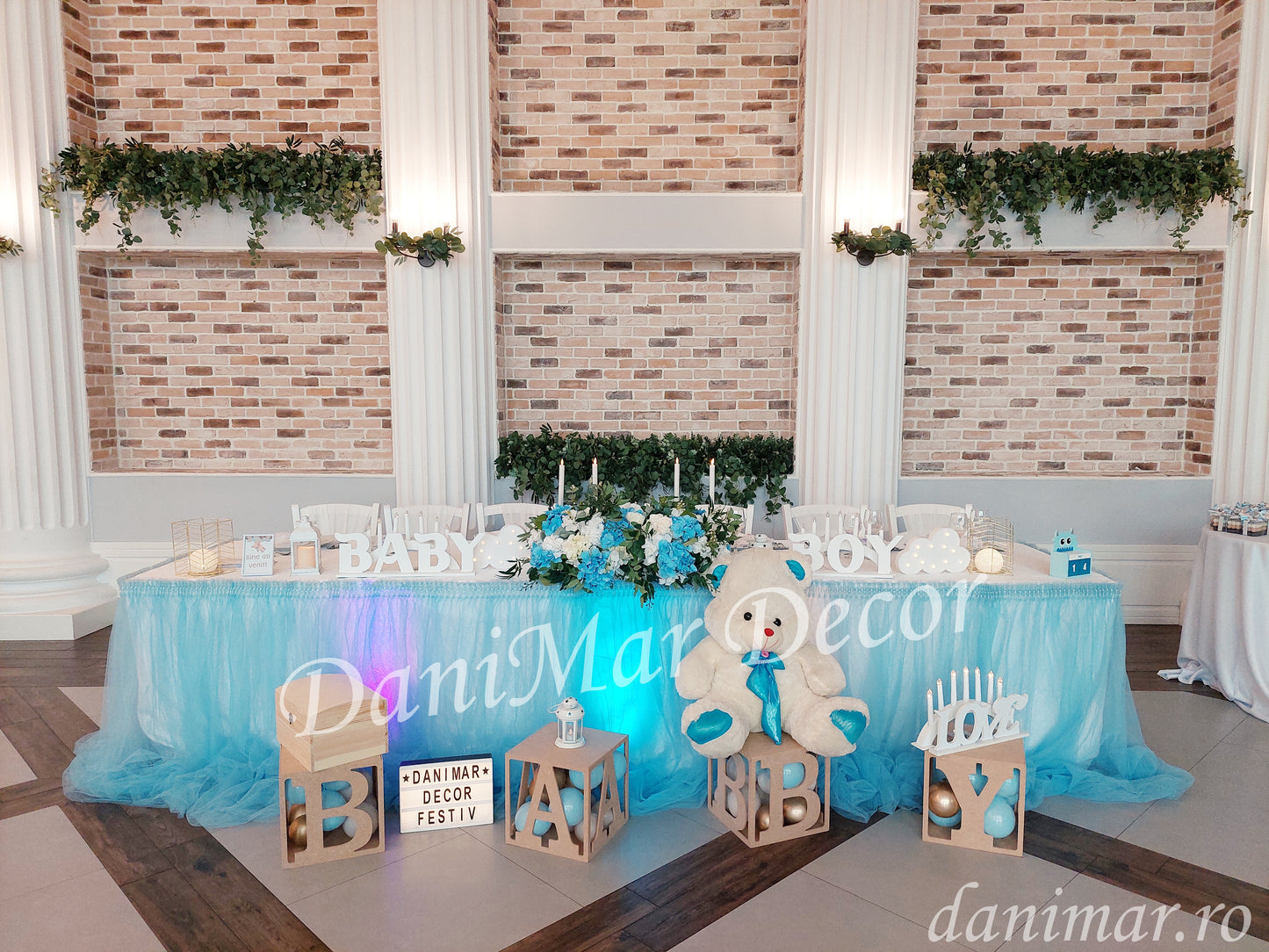 Decor botez baietel - ursuleti