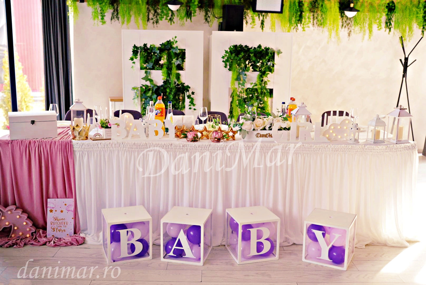 Decor botez Unicorn
