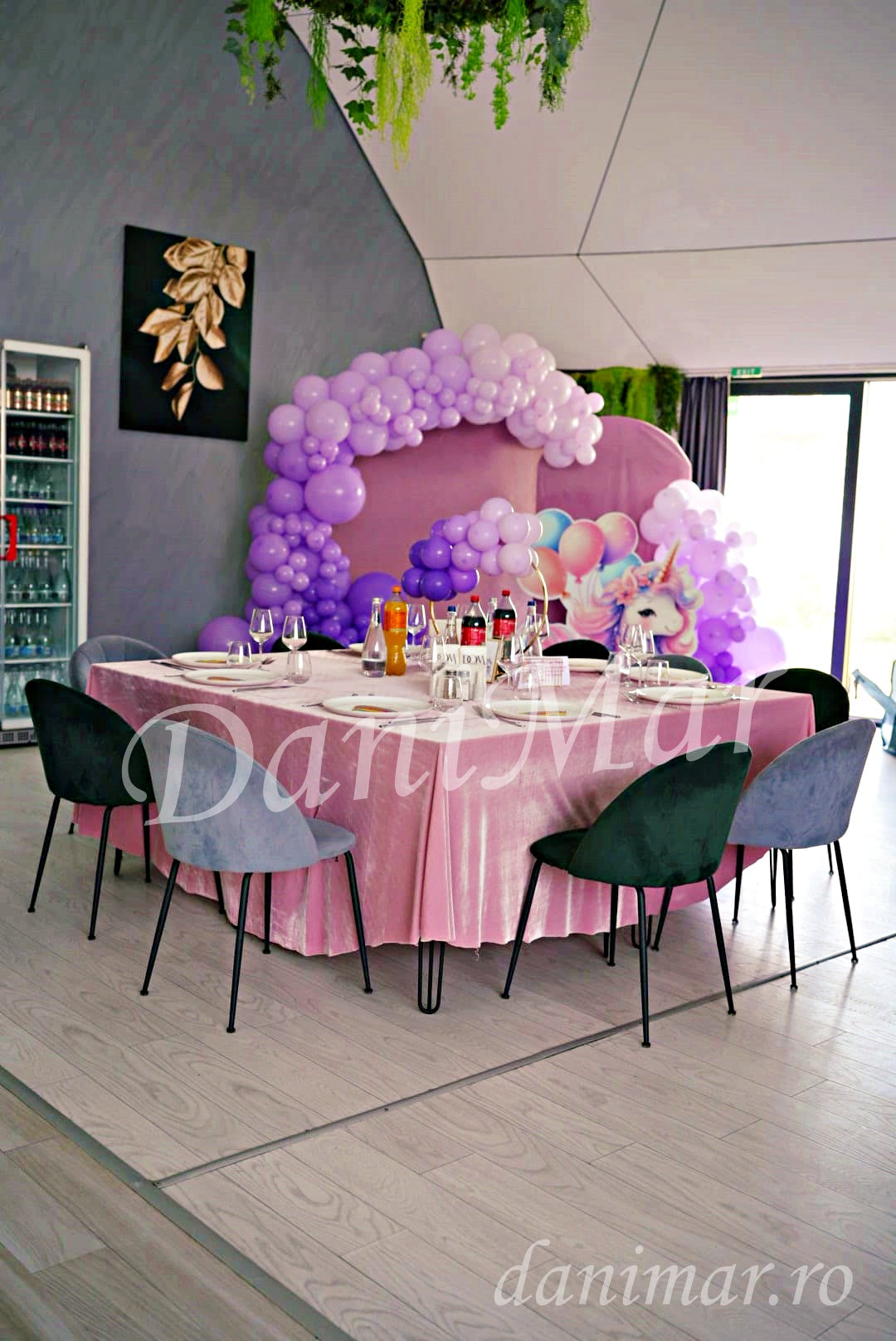 Decor botez Unicorn