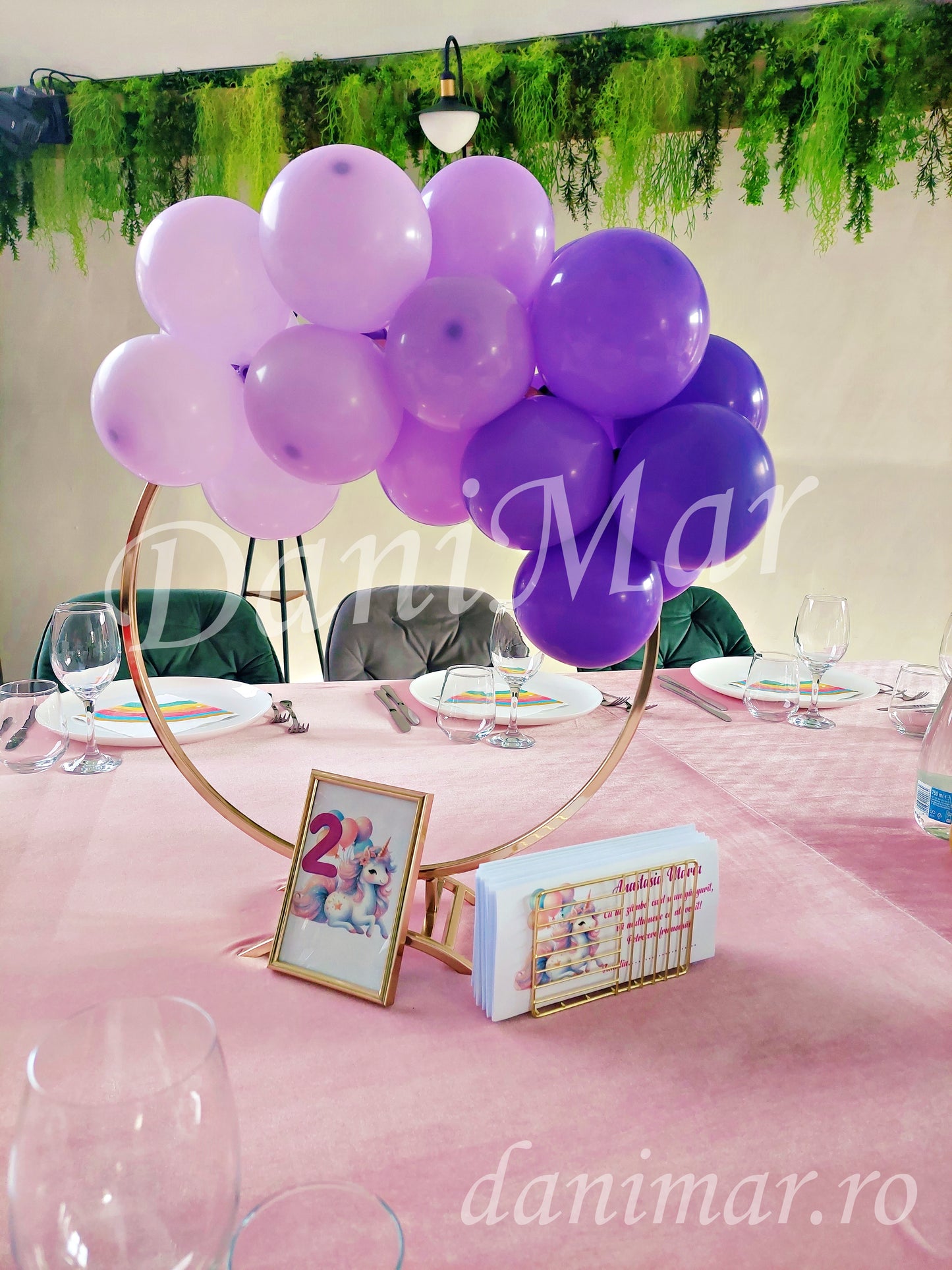 Decor botez Unicorn