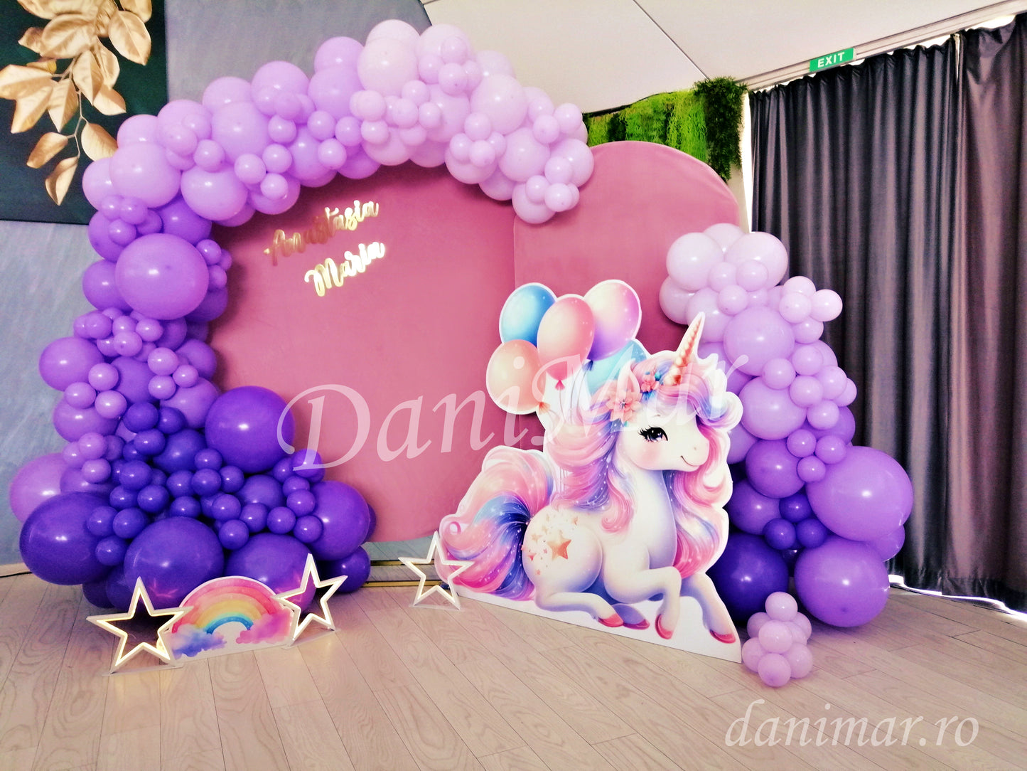 Decor botez Unicorn