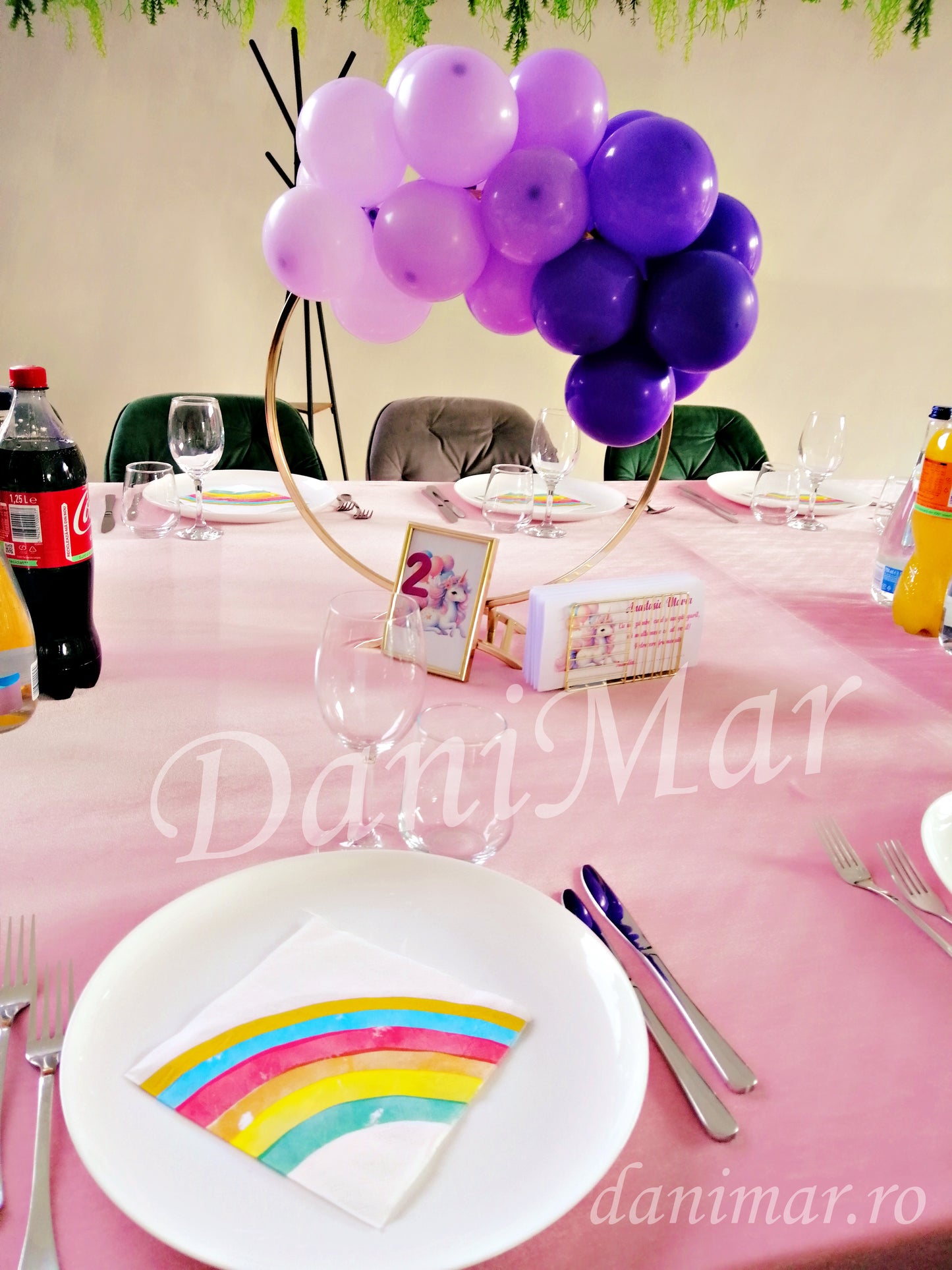 Decor botez Unicorn