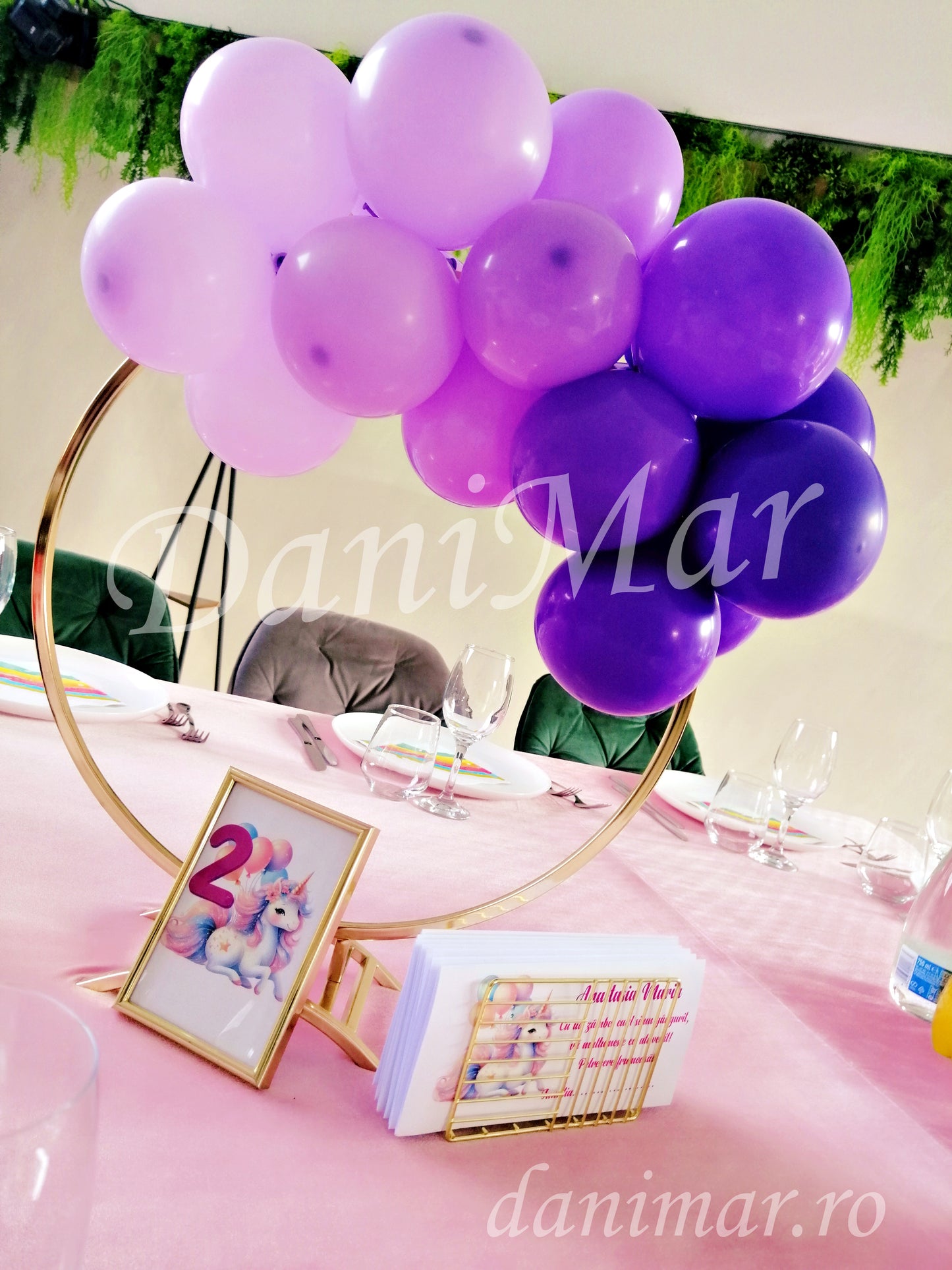 Decor botez Unicorn
