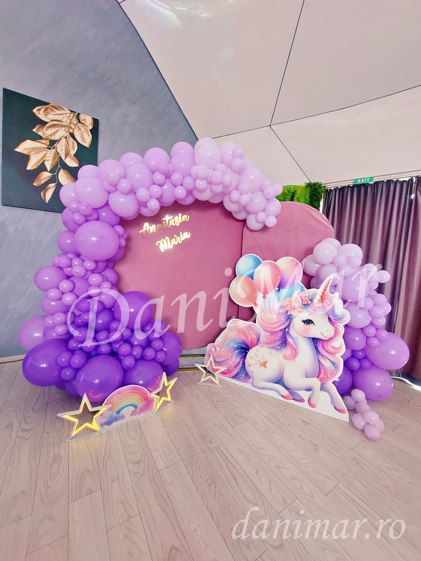 Decor botez Unicorn