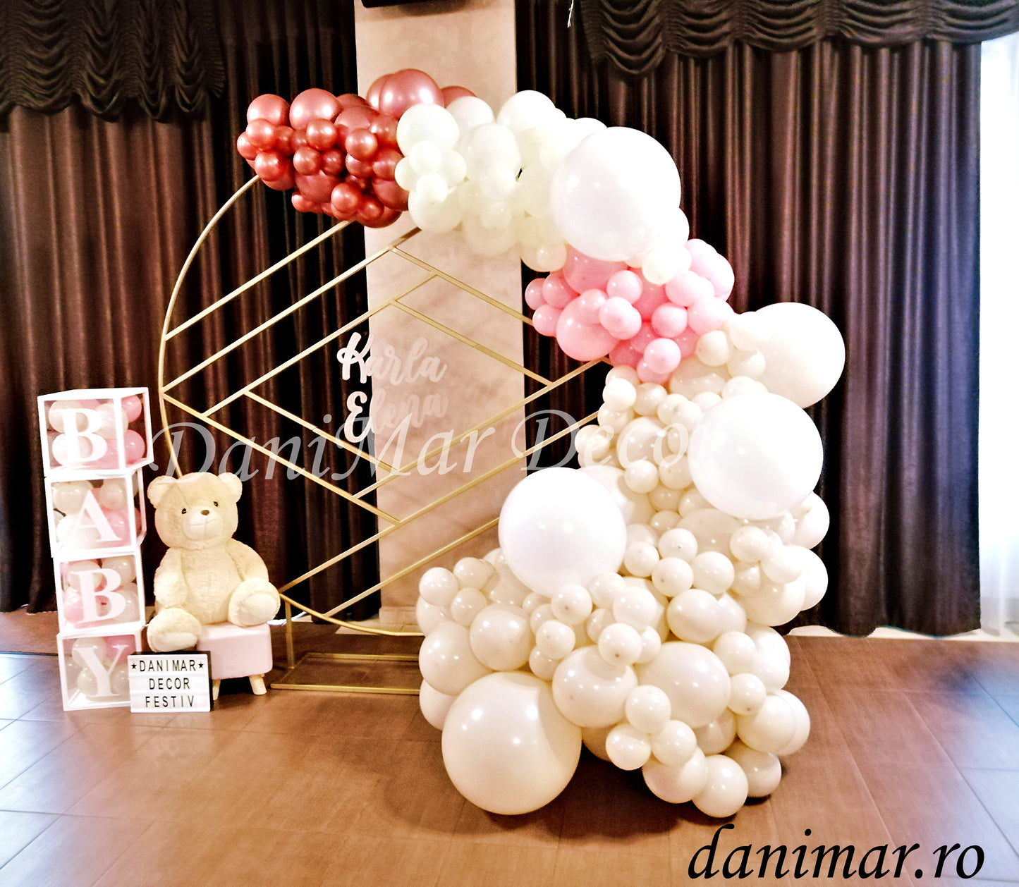 Decor Botez fetita - tematica Ursulet