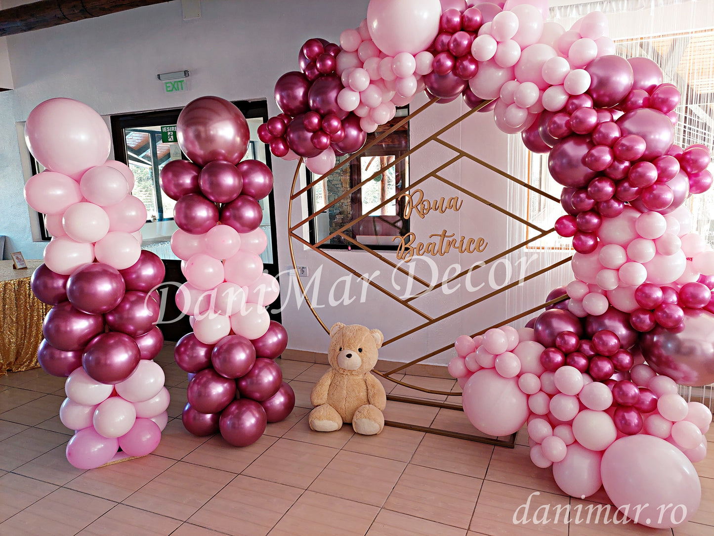 Decor Botez fetita - tematica Ursulet