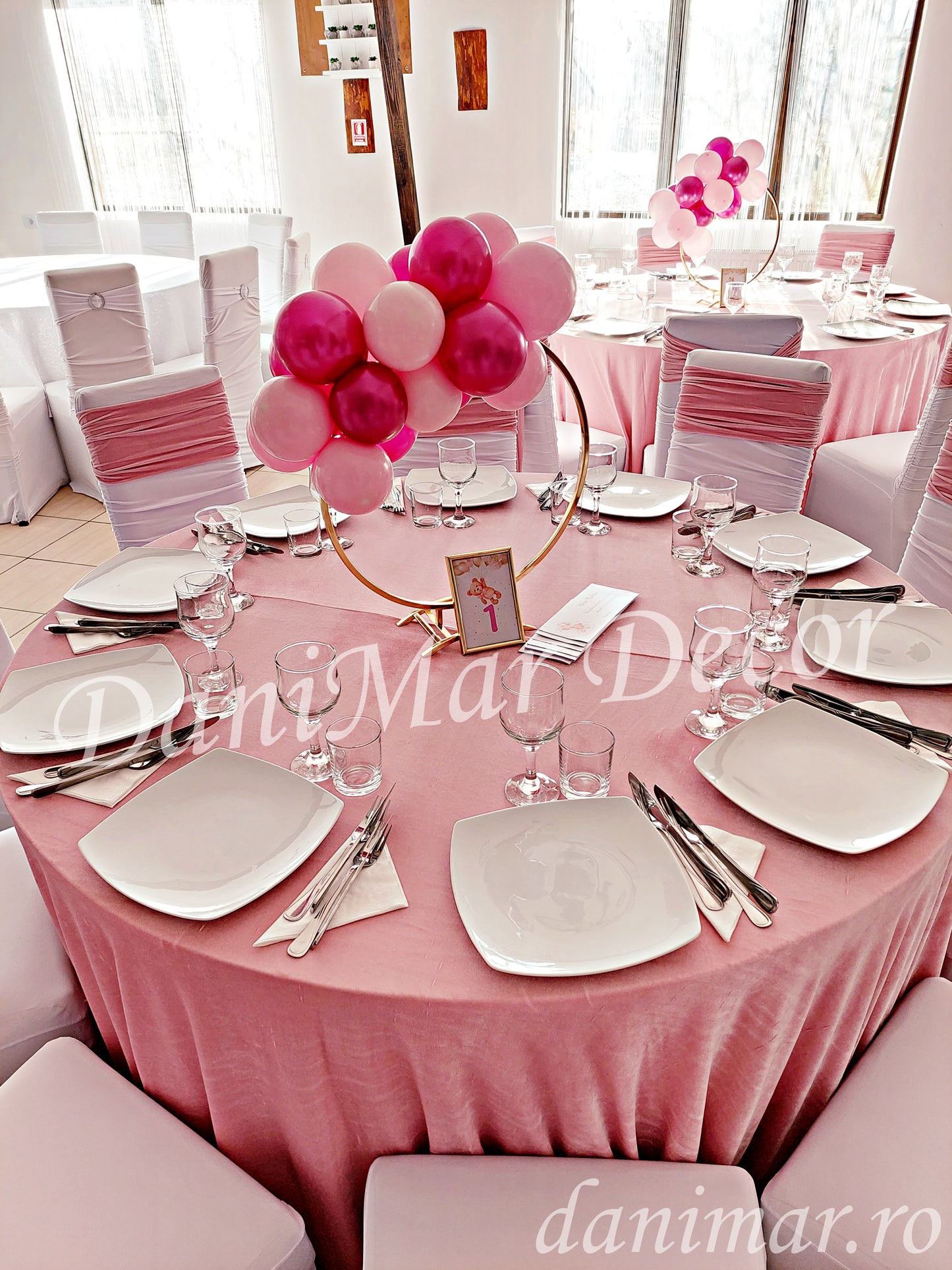 Decor Botez fetita - tematica Ursulet