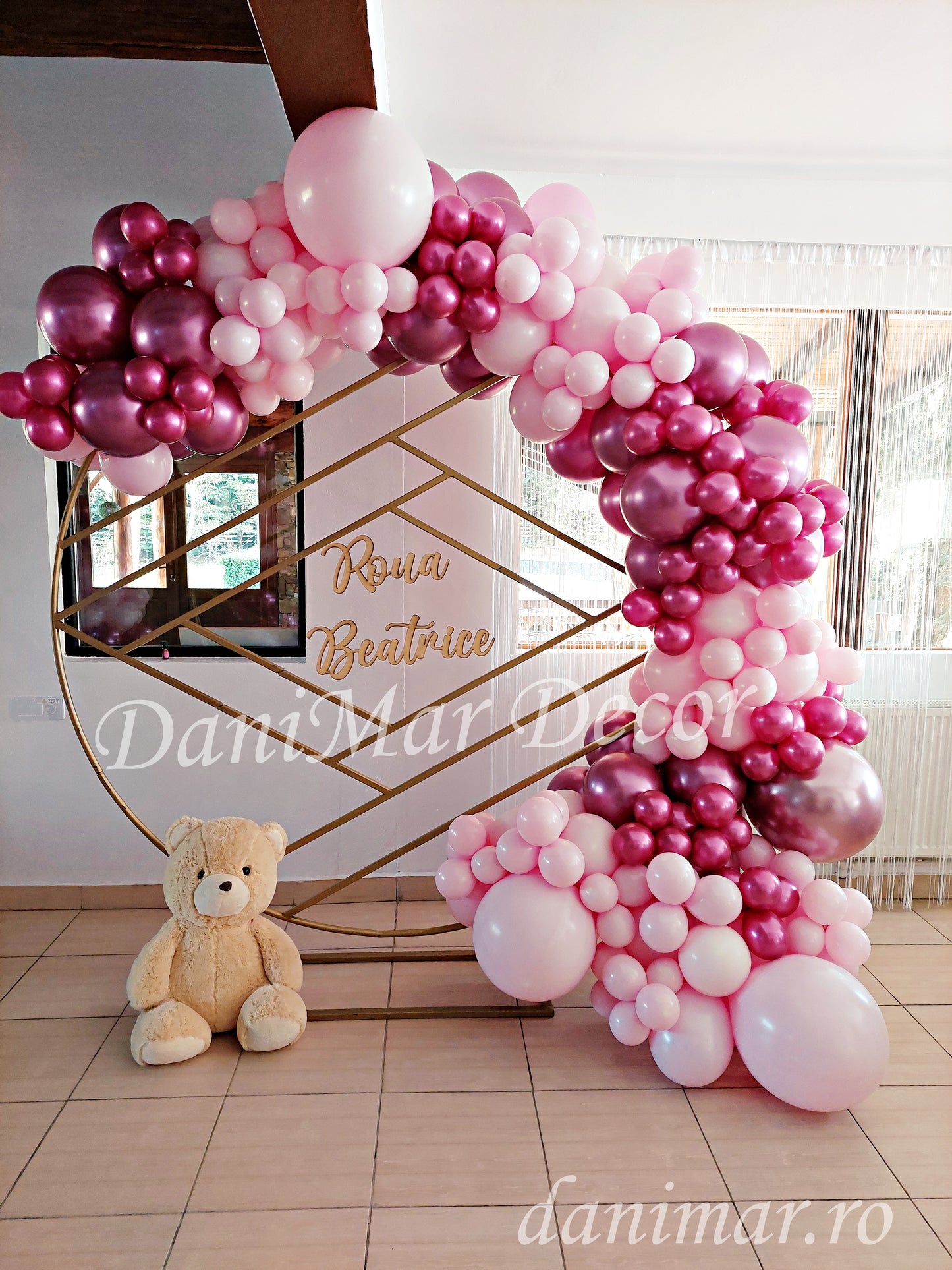 Decor Botez fetita - tematica Ursulet