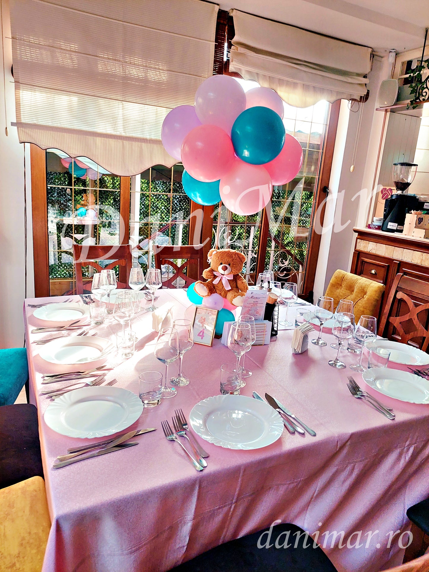 Decor Botez fetita - tematica Ursulet