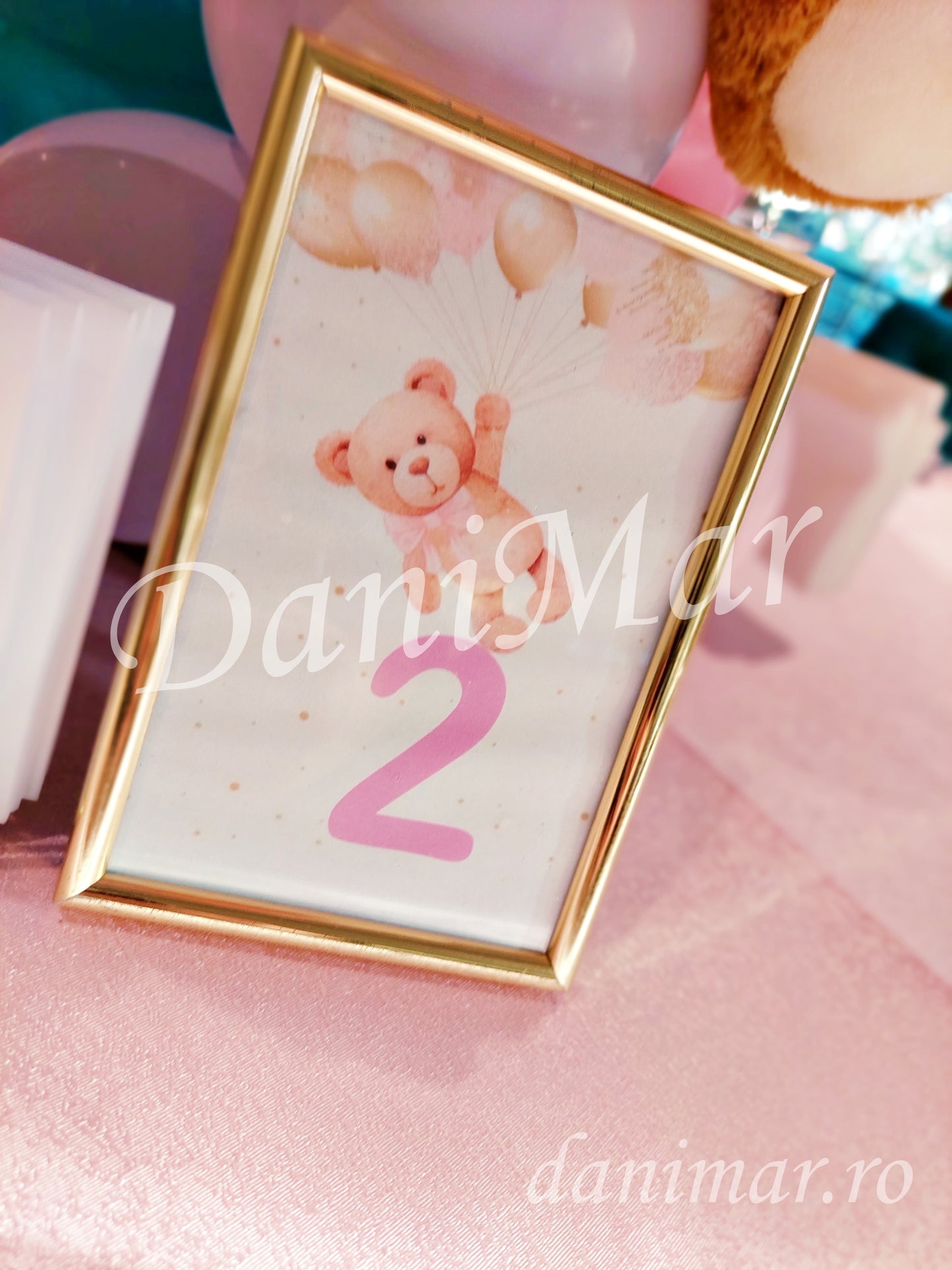 Decor Botez fetita - tematica Ursulet