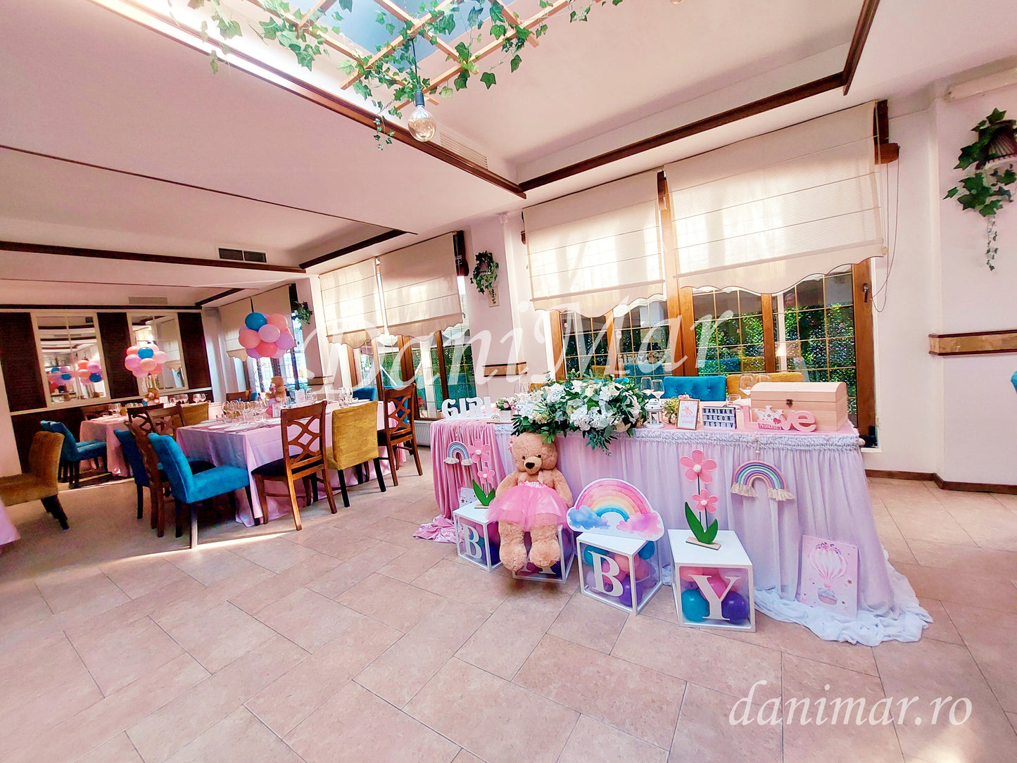 Decor Botez fetita - tematica Ursulet