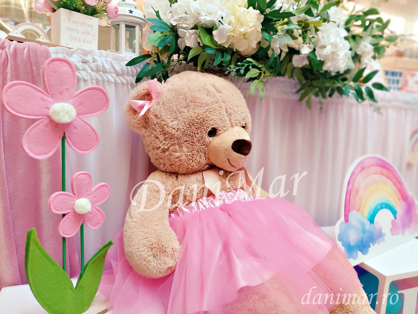 Decor Botez fetita - tematica Ursulet