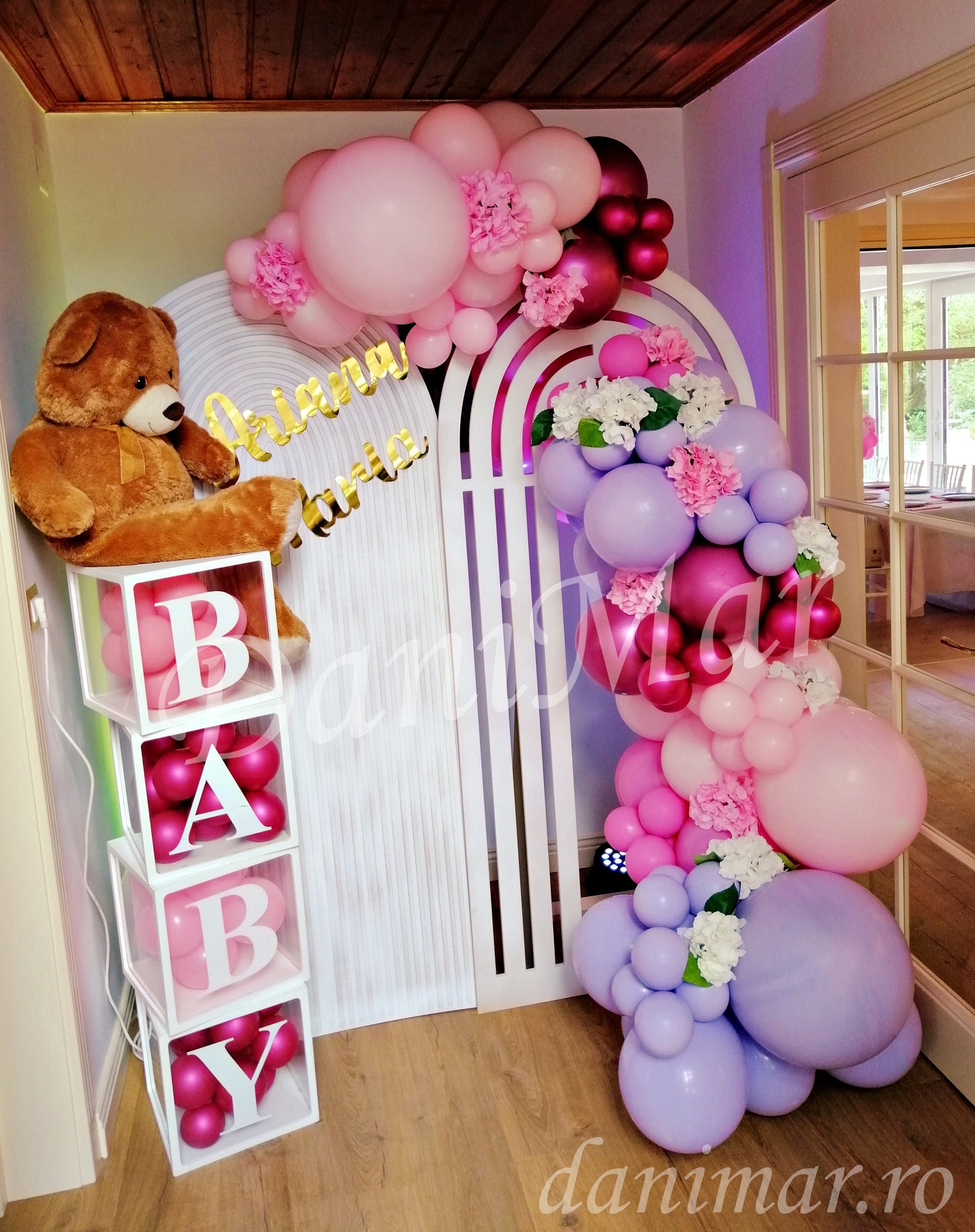 Decor Botez fetita - tematica Ursulet