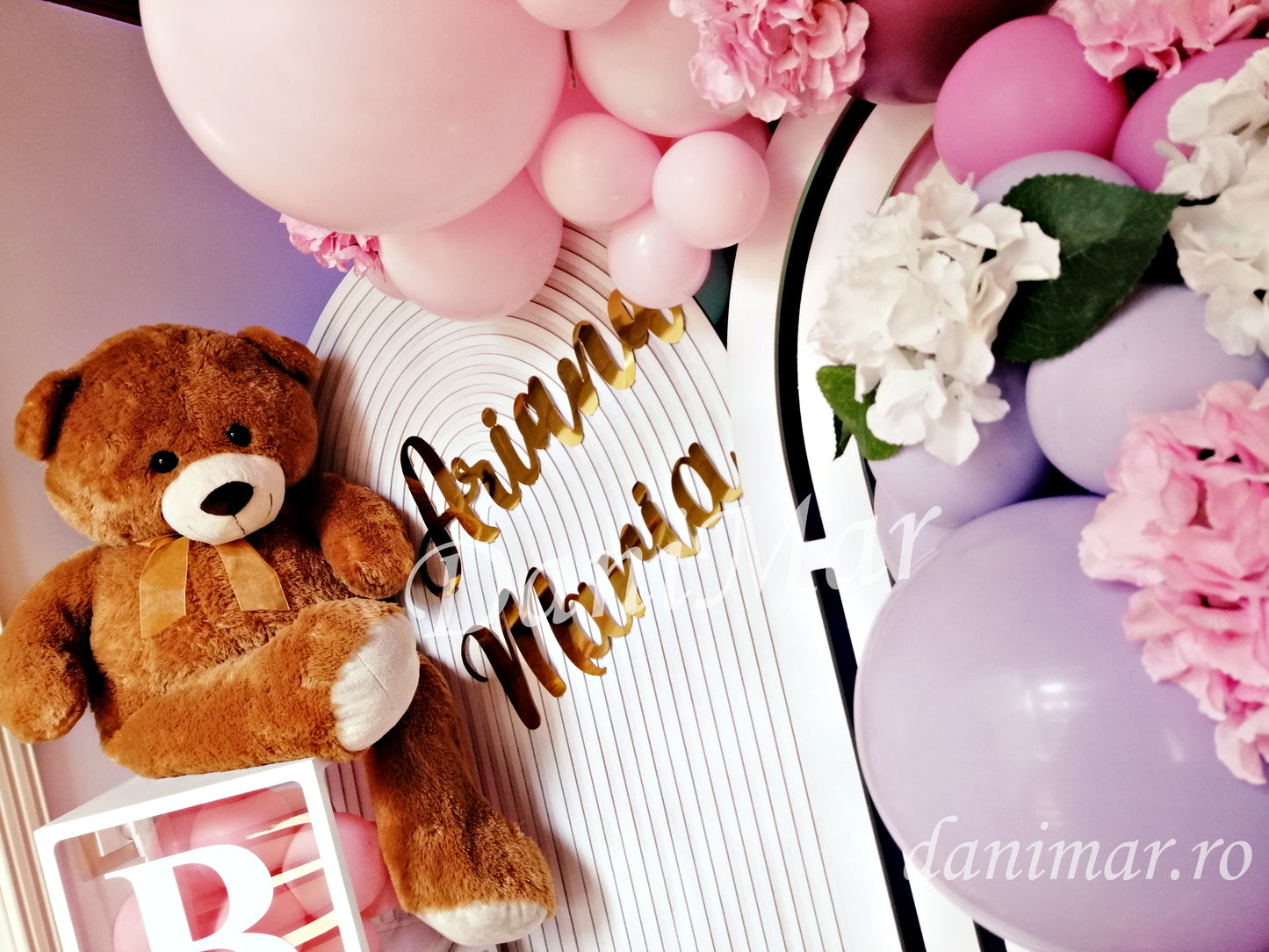 Decor Botez fetita - tematica Ursulet