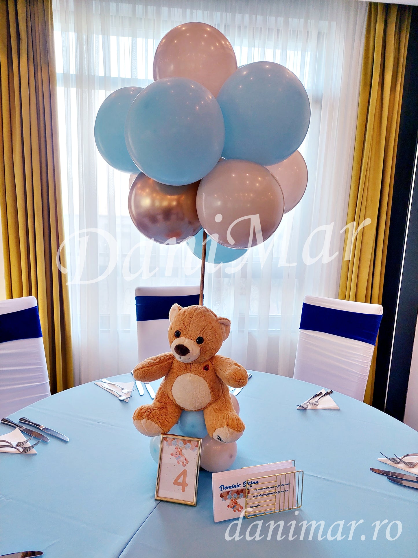 Decor Botez Baietei - tematica Ursulet