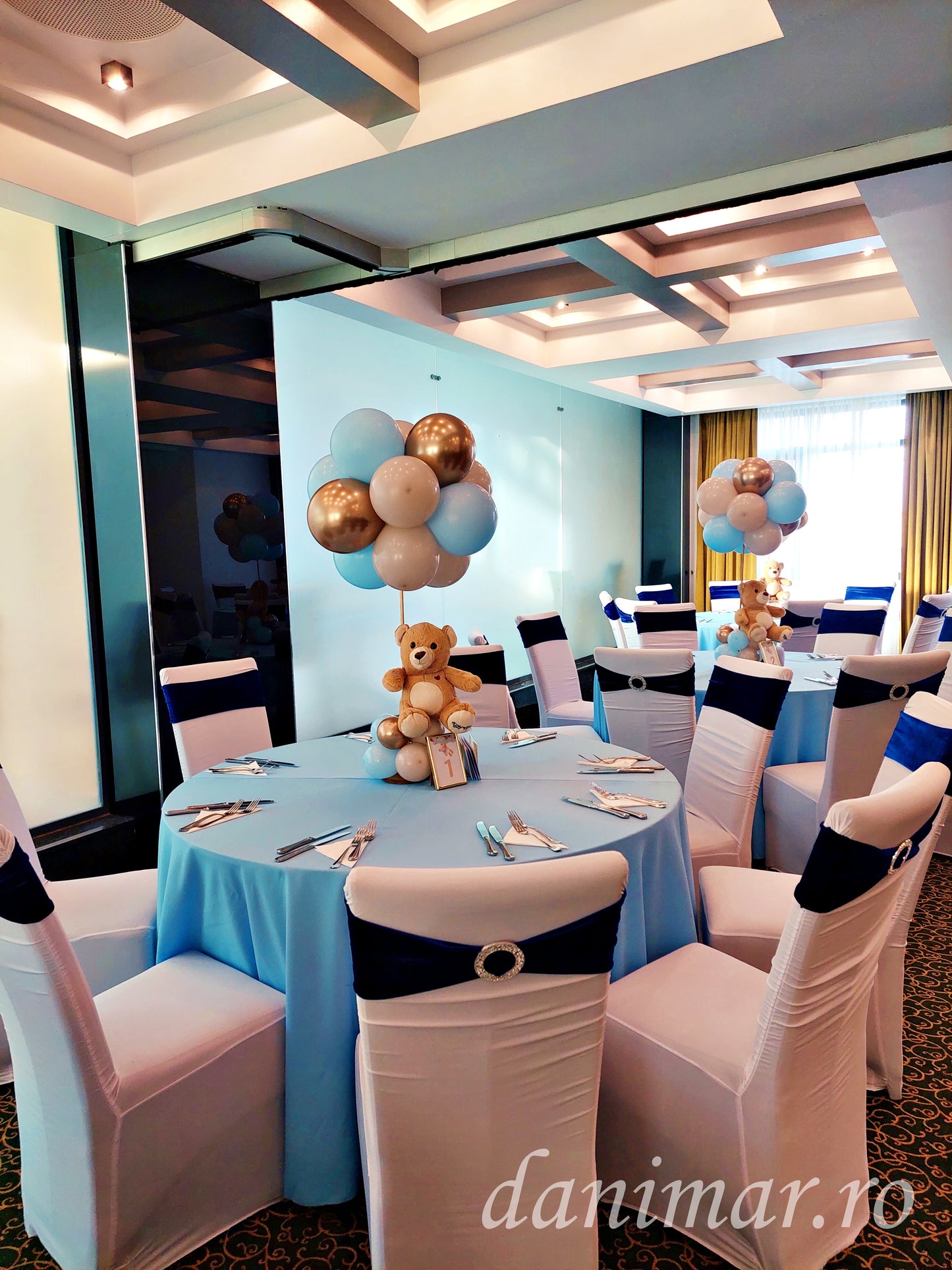 Decor Botez Baietei - tematica Ursulet