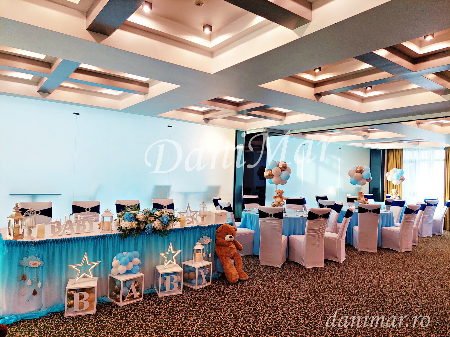 Decor Botez Baietei - tematica Ursulet