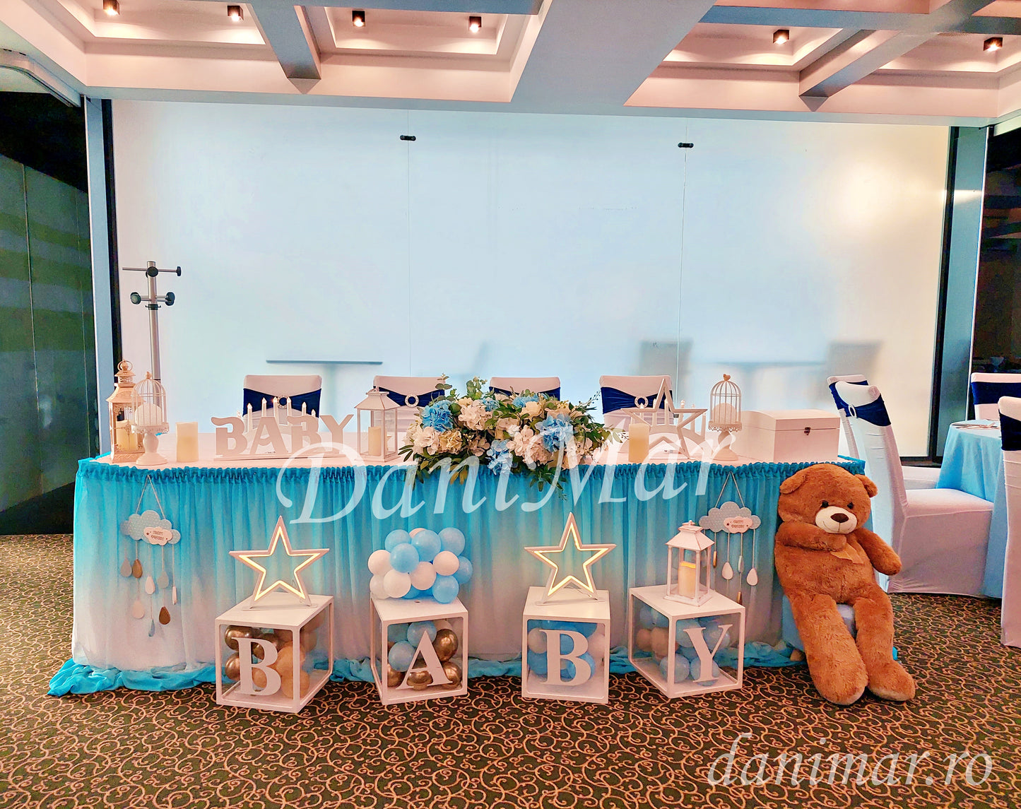 Decor Botez Baietei - tematica Ursulet