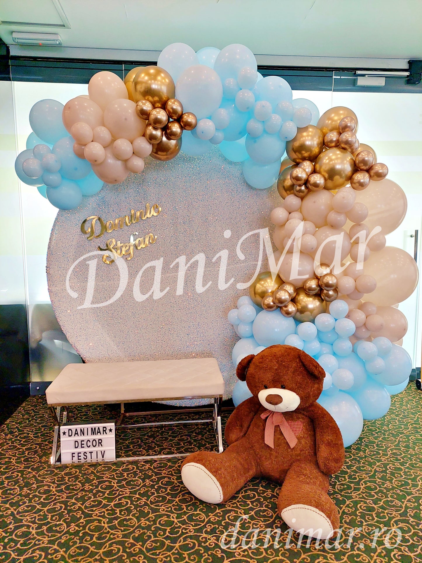 Decor Botez Baietei - tematica Ursulet