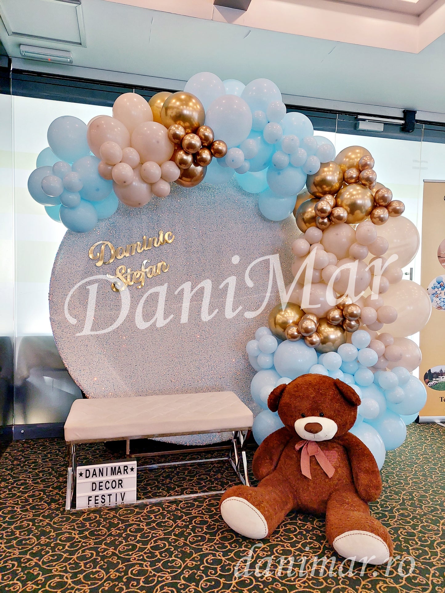 Decor Botez Baietei - tematica Ursulet