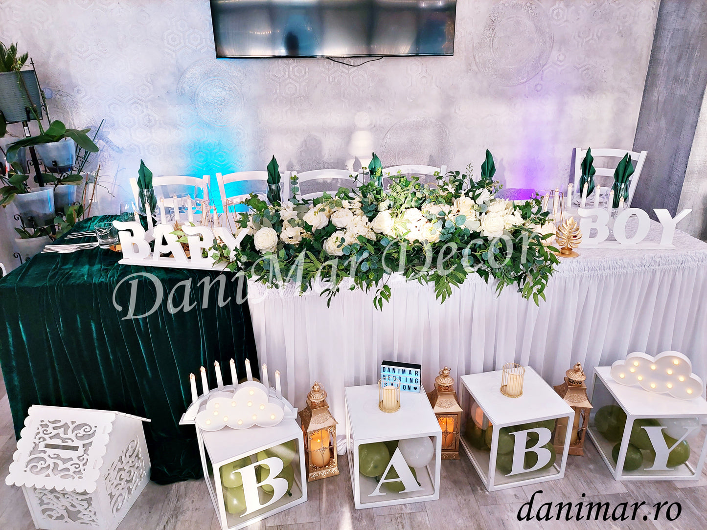 Decor botez baietel - Aripi