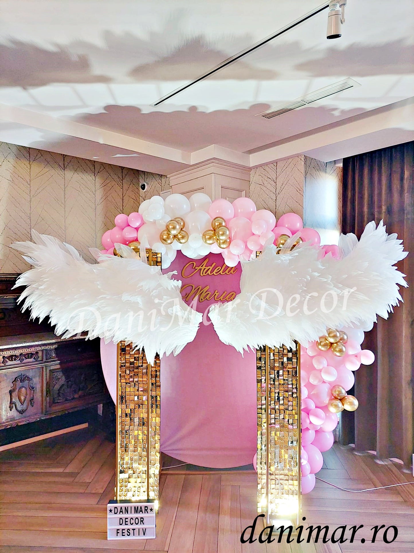 Decor botez fetita -Aripi