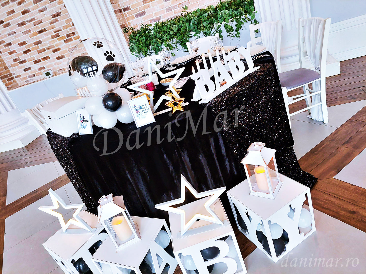 Decor botez baloane ieftin DaniMar Bacau tematica 101 dalmatieni