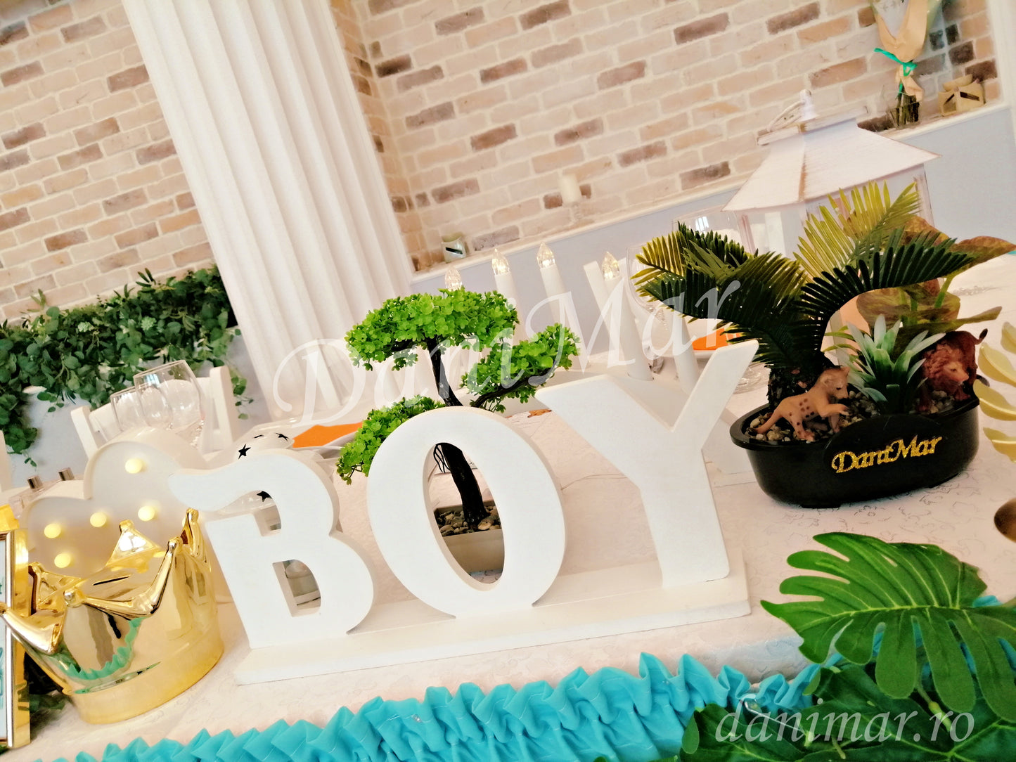 Decor botez Jungle - Regele Leu Simba