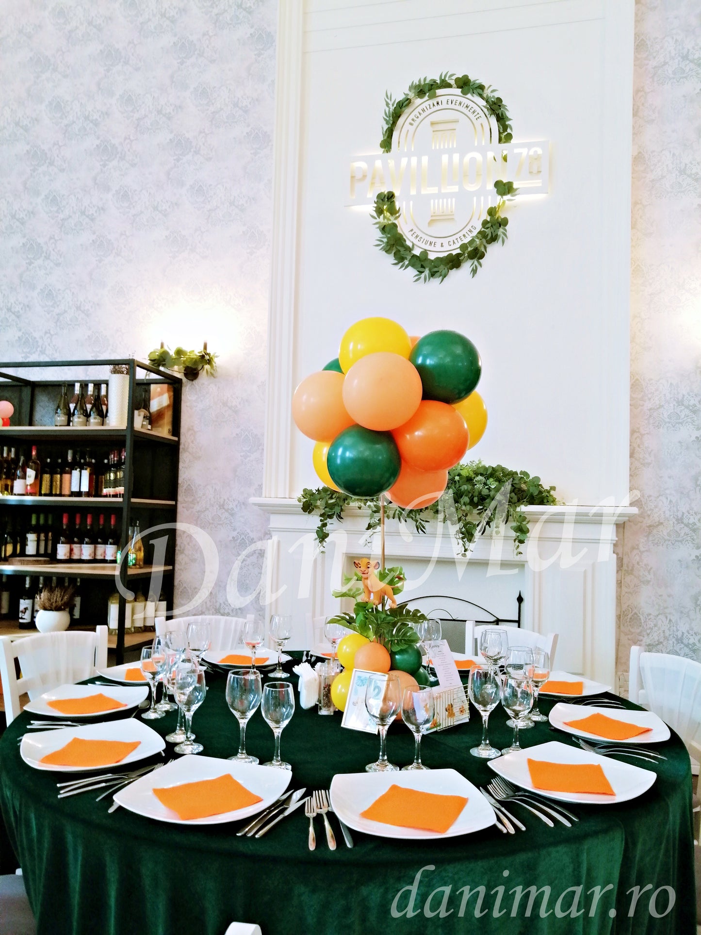 Decor botez Jungle - Regele Leu Simba