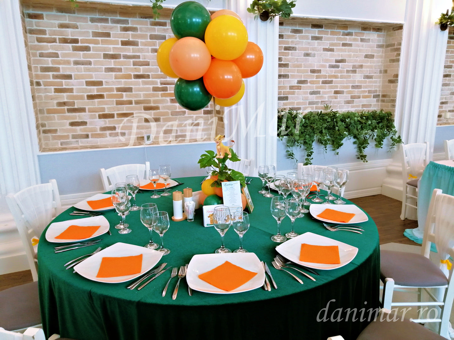 Decor botez Jungle - Regele Leu Simba