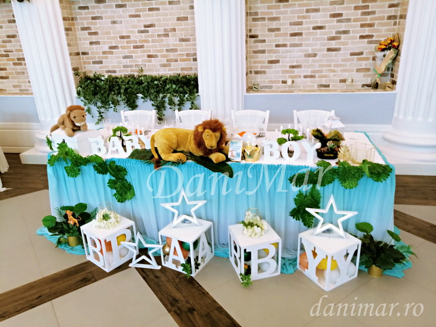 Decor botez Jungle - Regele Leu Simba