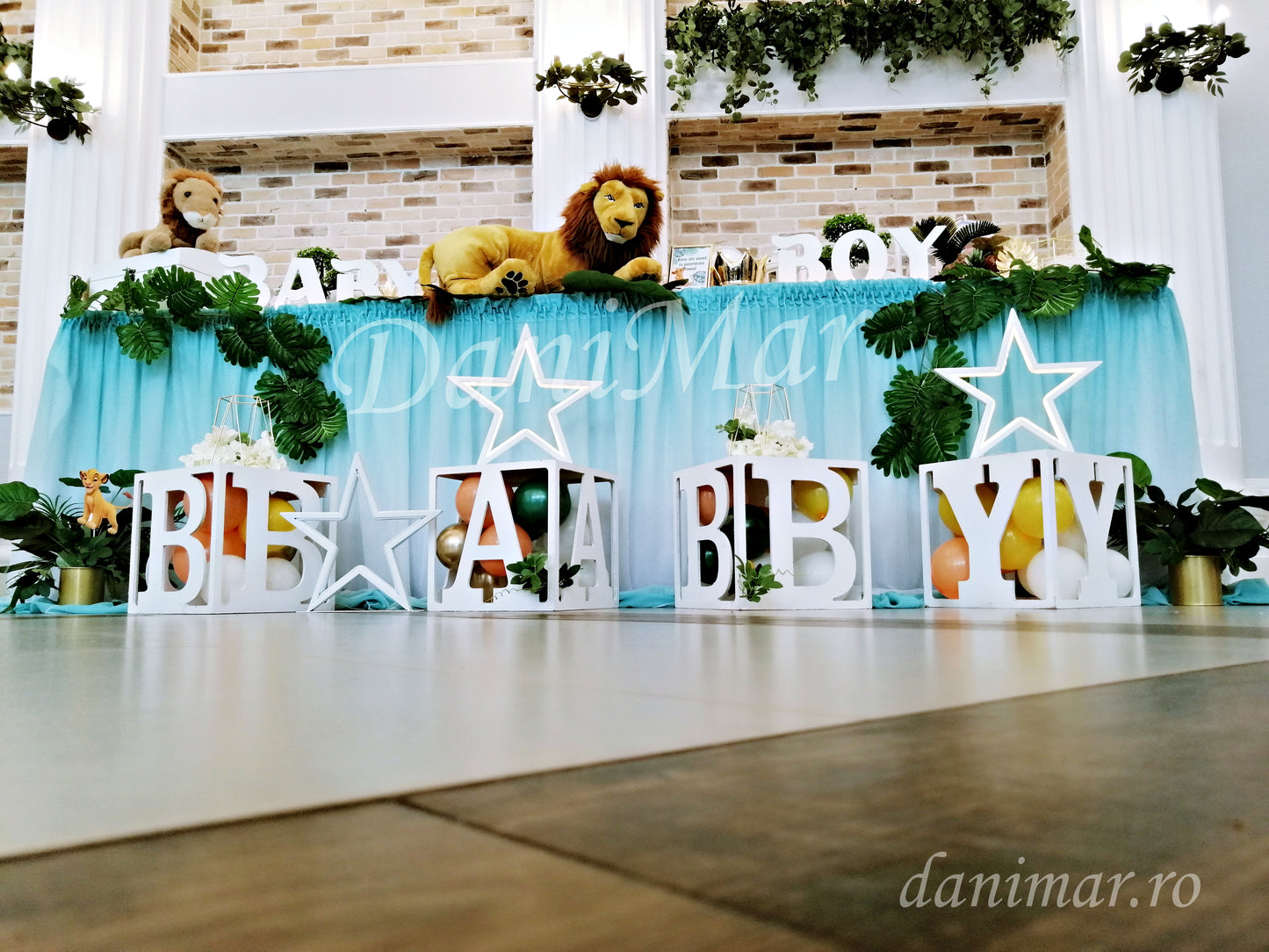 Decor botez Jungle - Regele Leu Simba