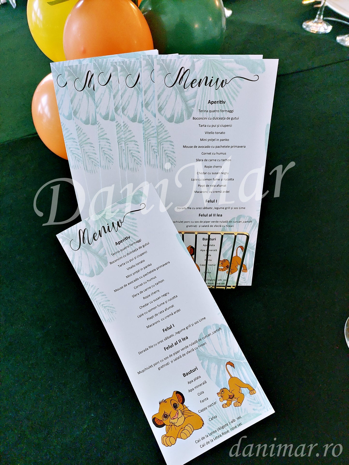 Decor botez Jungle - Regele Leu Simba
