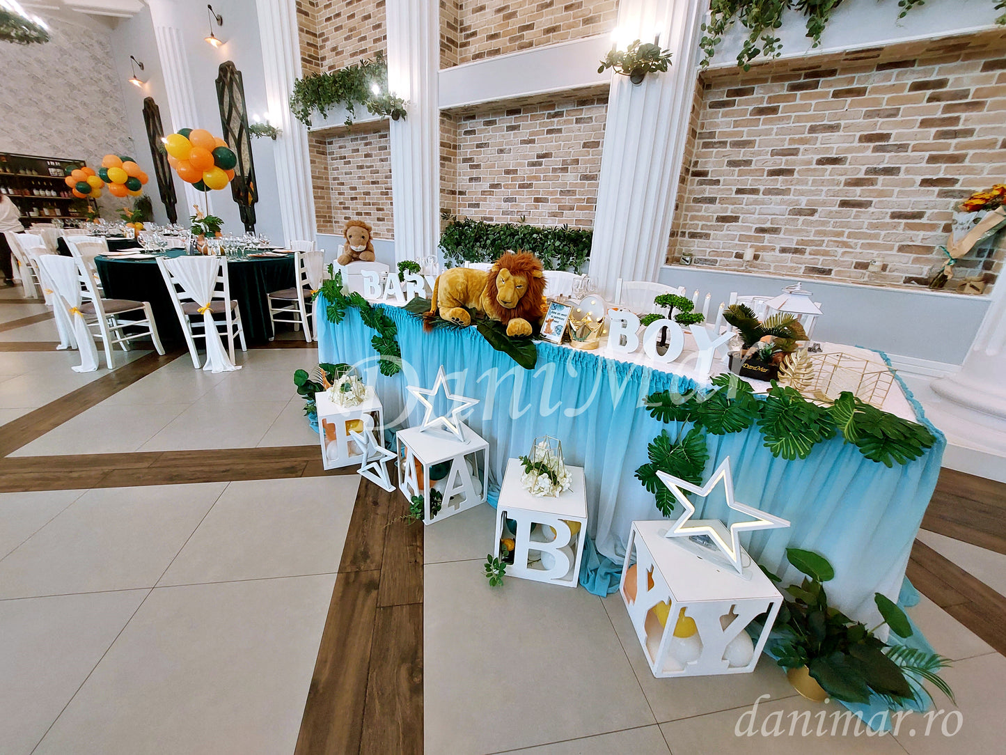 Decor botez Jungle - Regele Leu Simba