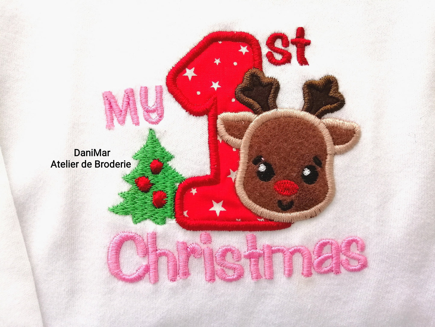 Body personalizat de Craciun - My first Christmas - DaniMar