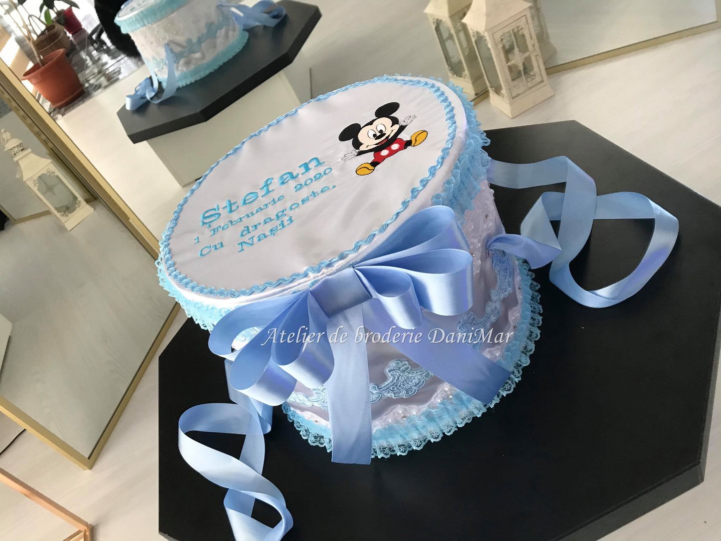 Cutie trusou personalizata cu broderie - DaniMar