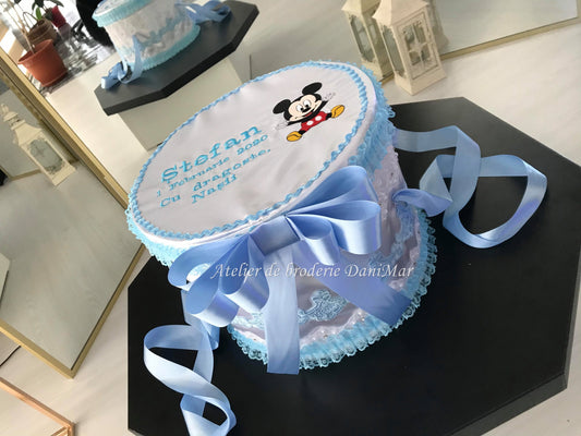 Cutie trusou personalizata cu broderie - DaniMar