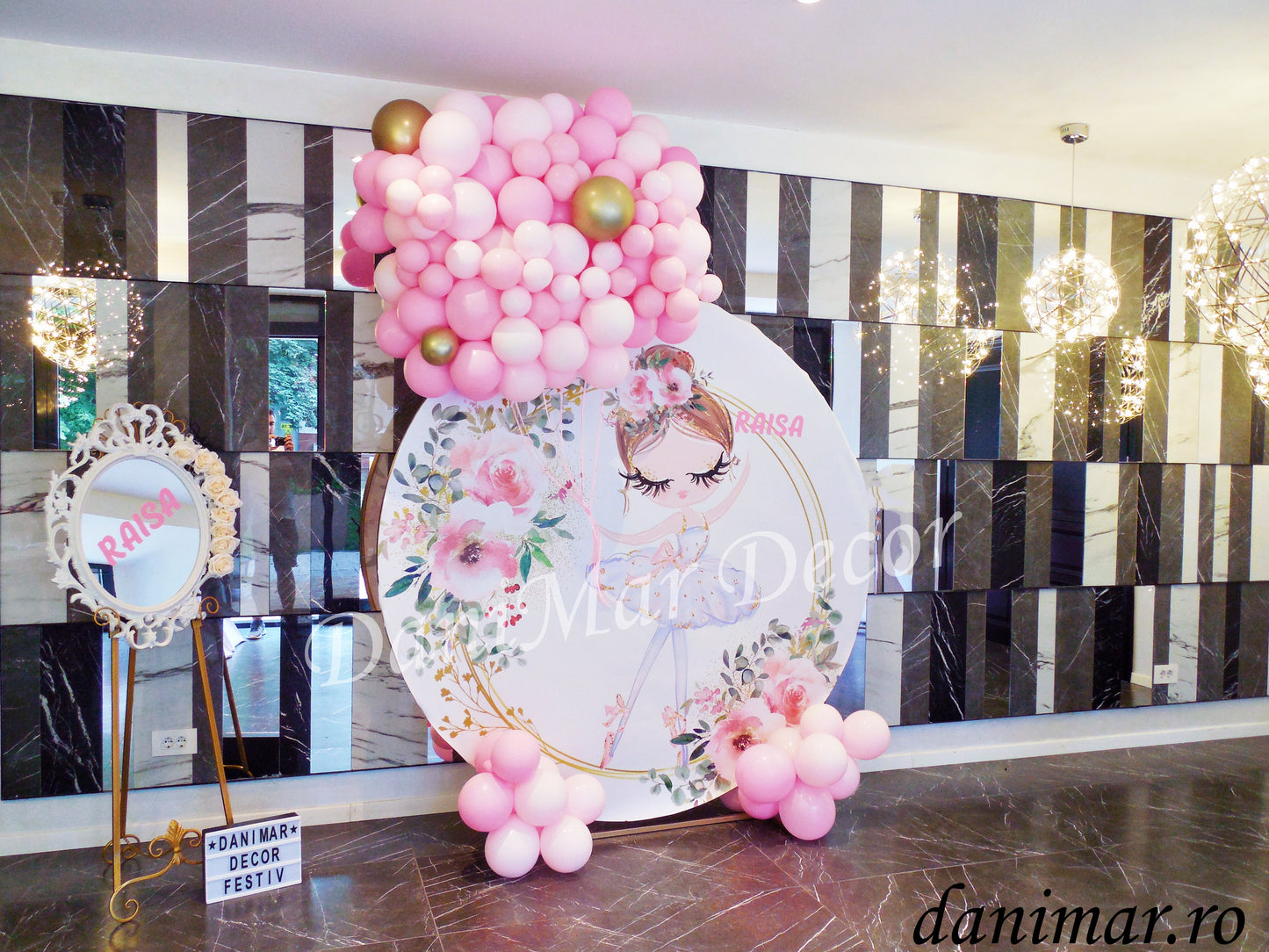 Decor botez fetite - Balerina