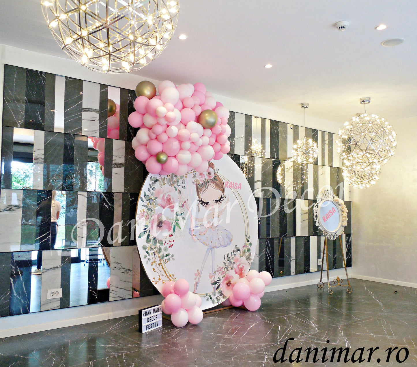 Decor botez fetite - Balerina