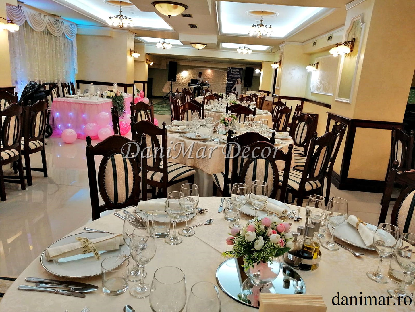 Decor botez fetita