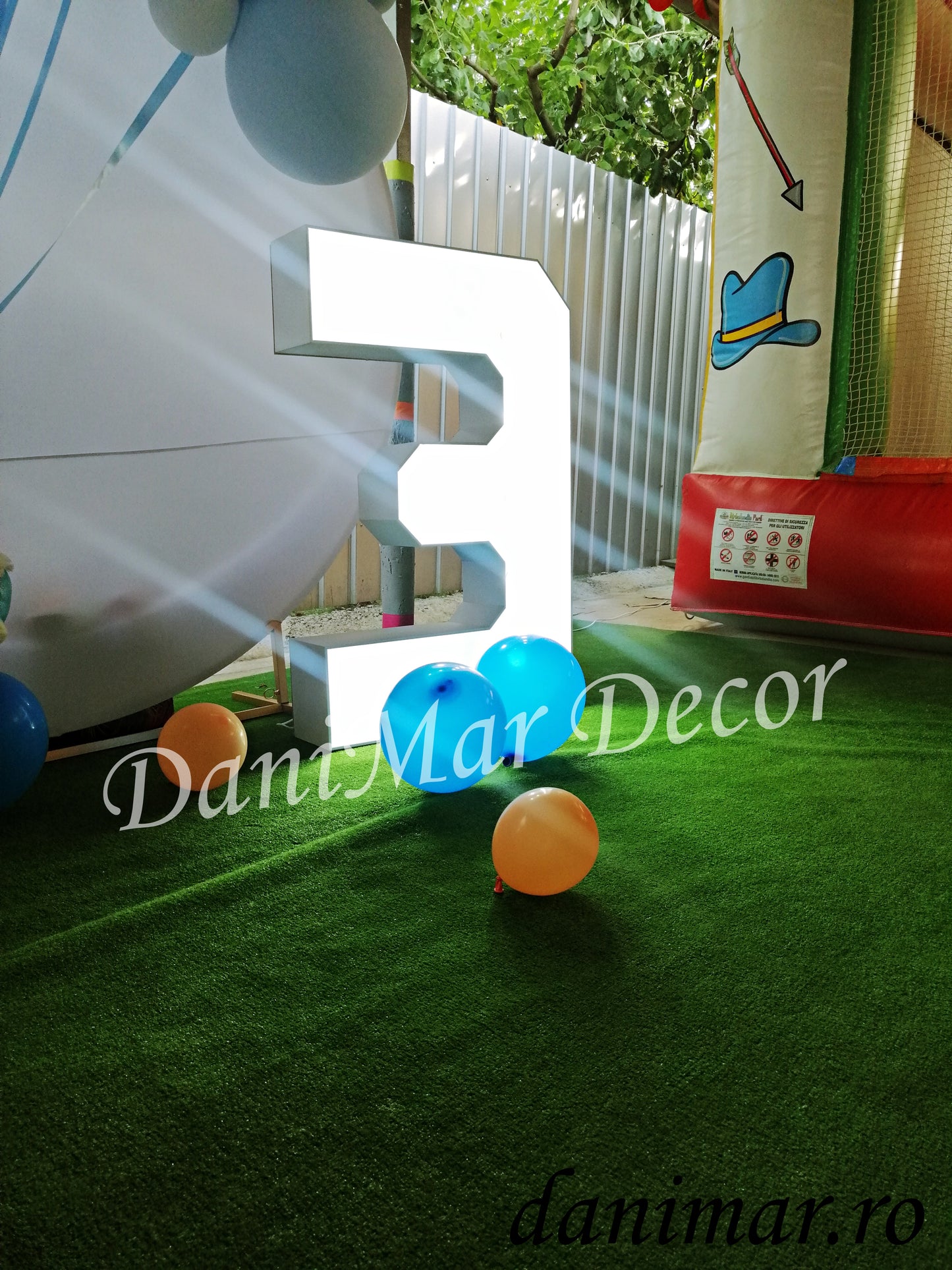 Decor aniversar 3 ani