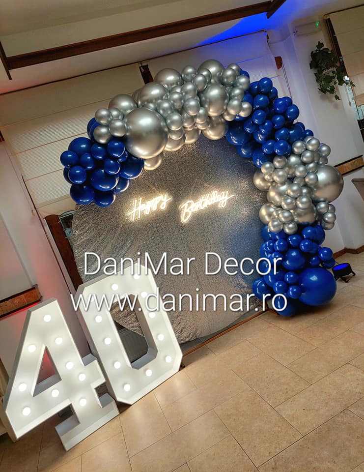Decor aniversar 40 ani