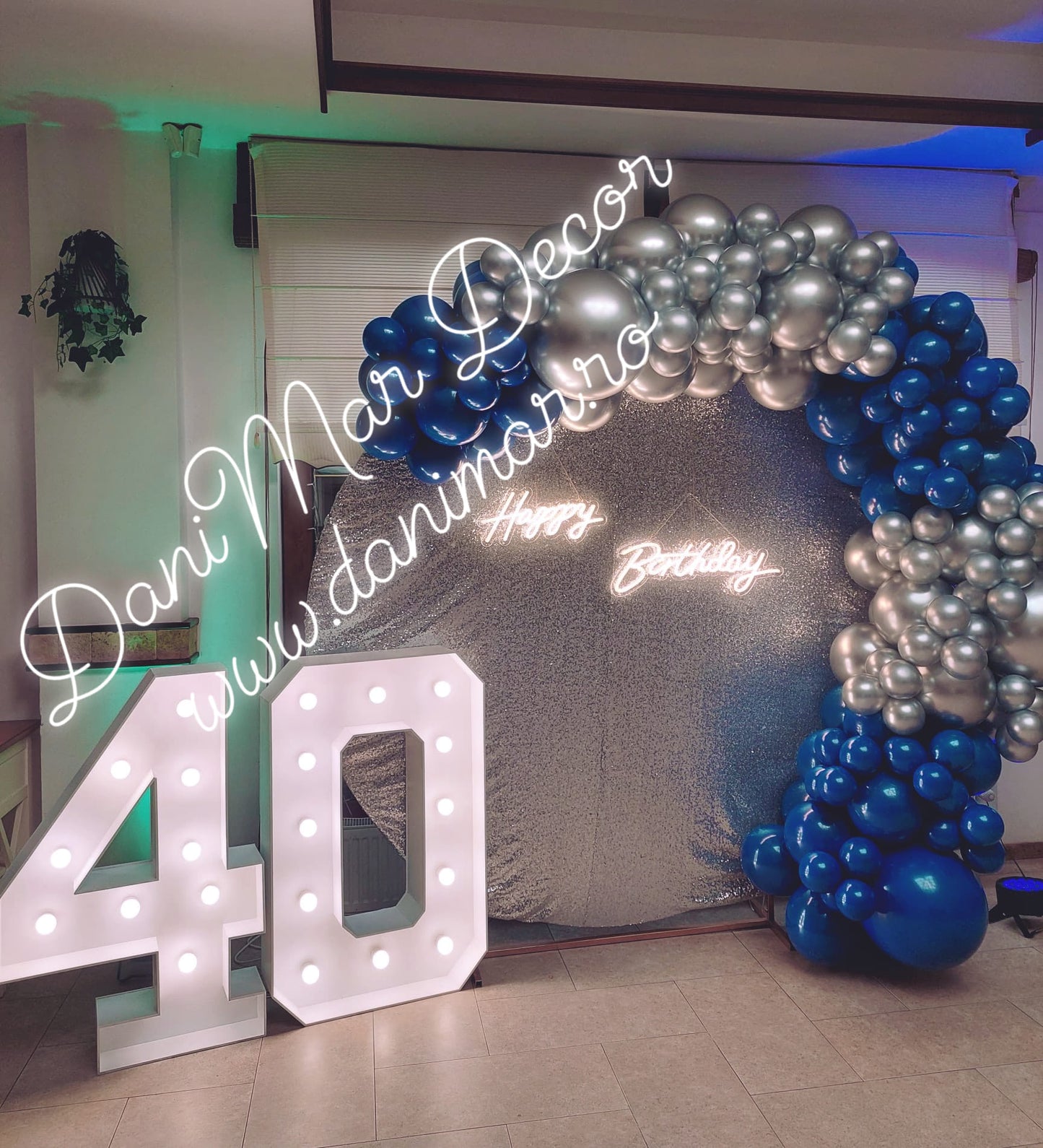 Decor aniversar 40 ani