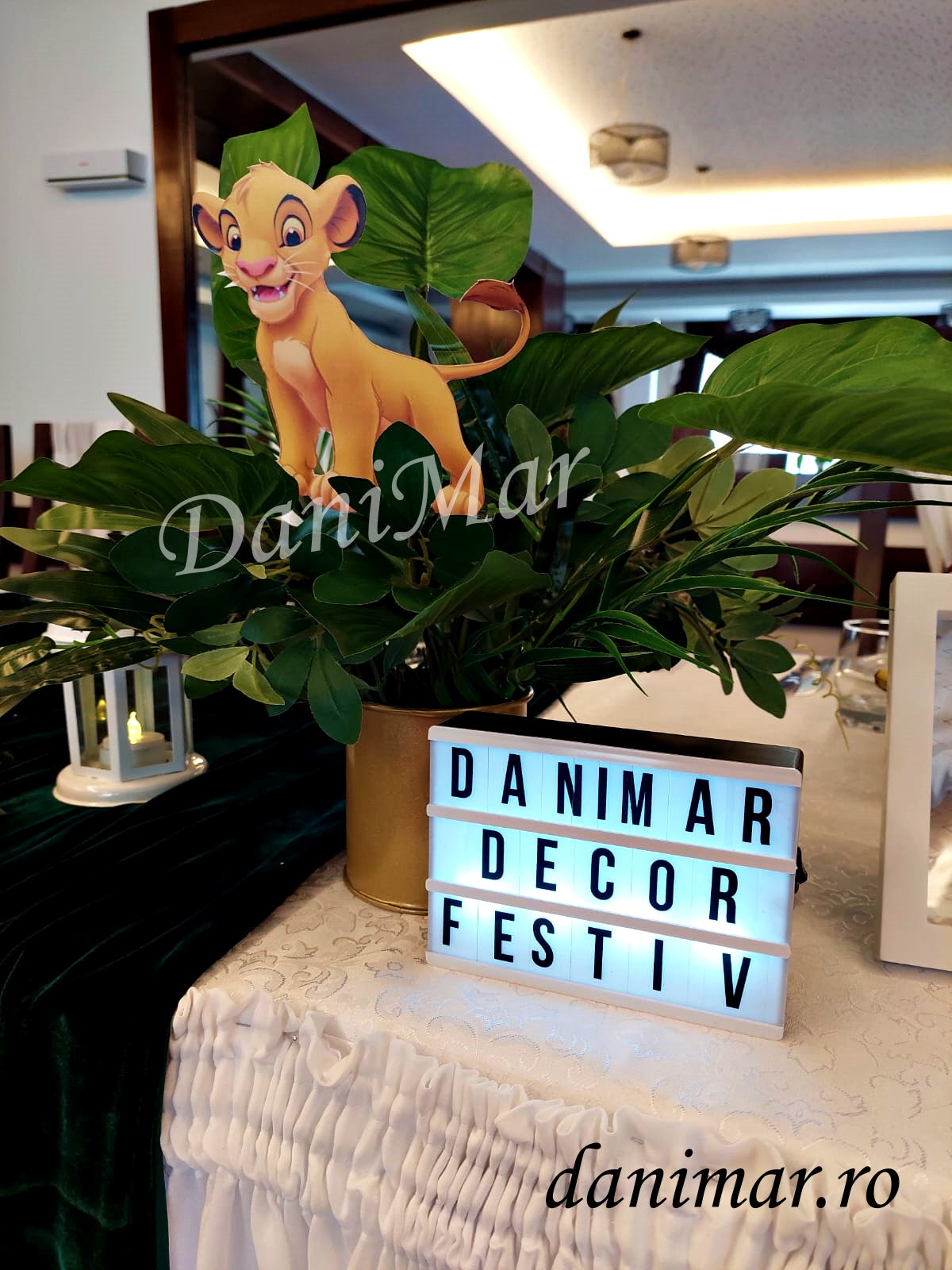 Decor botez baietel - Lion King - Simba