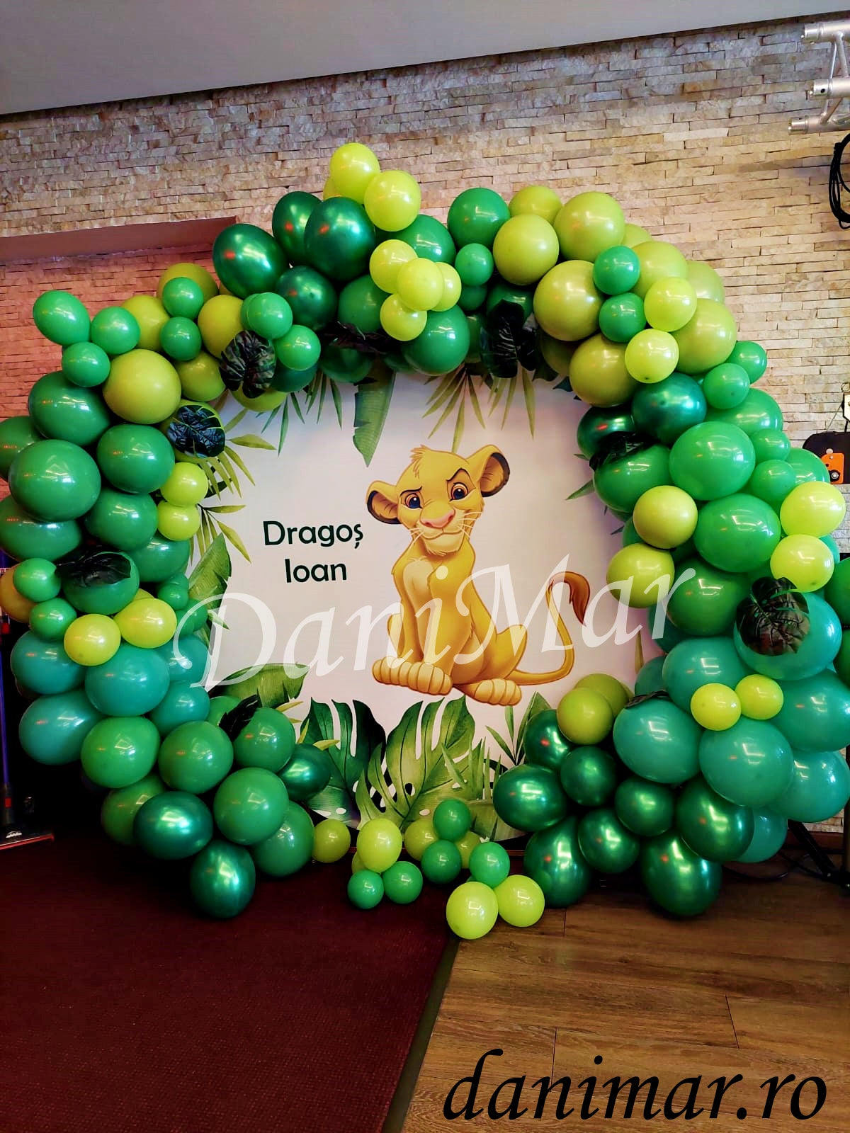 Decor botez baietel - Lion King - Simba