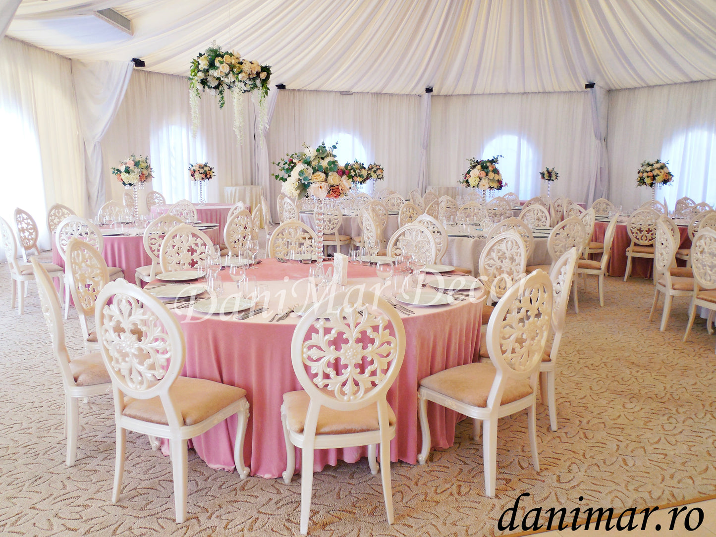 Decor nunta roz