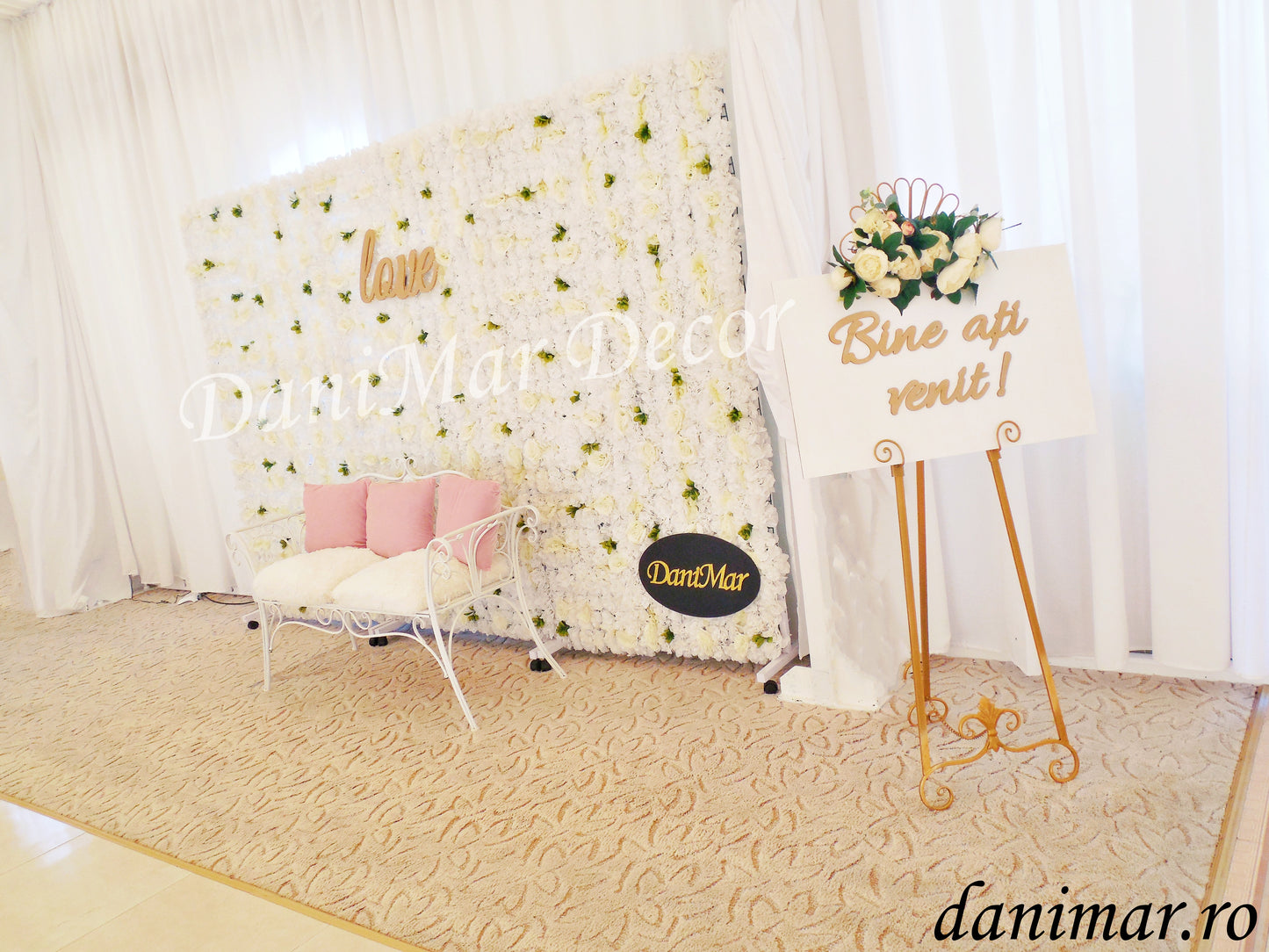 Decor nunta roz