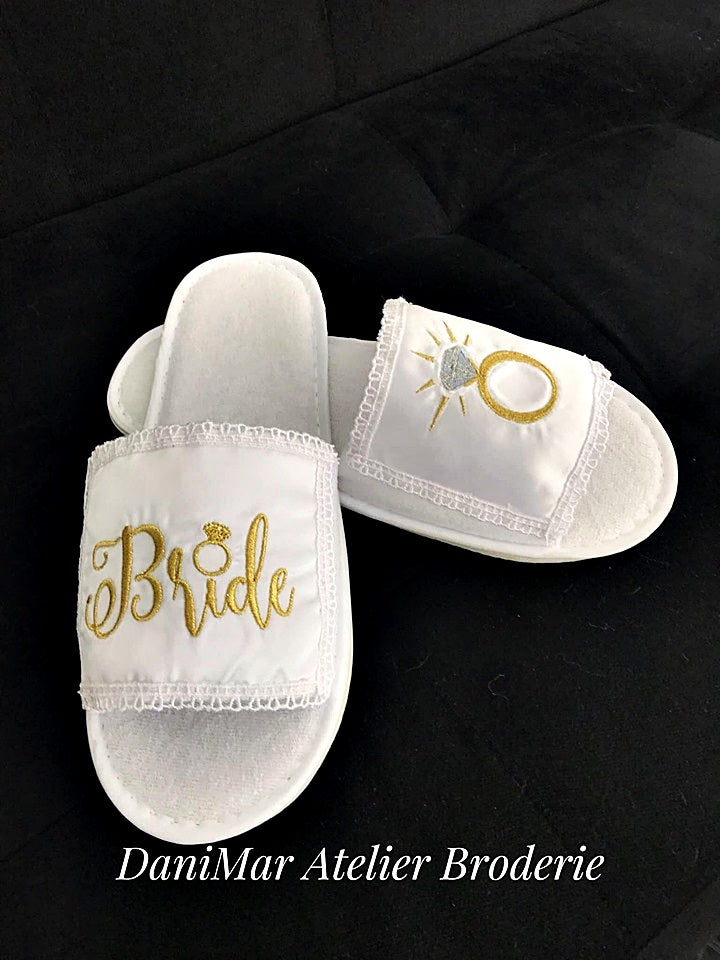 Papuci mireasa personalizati - DaniMar
